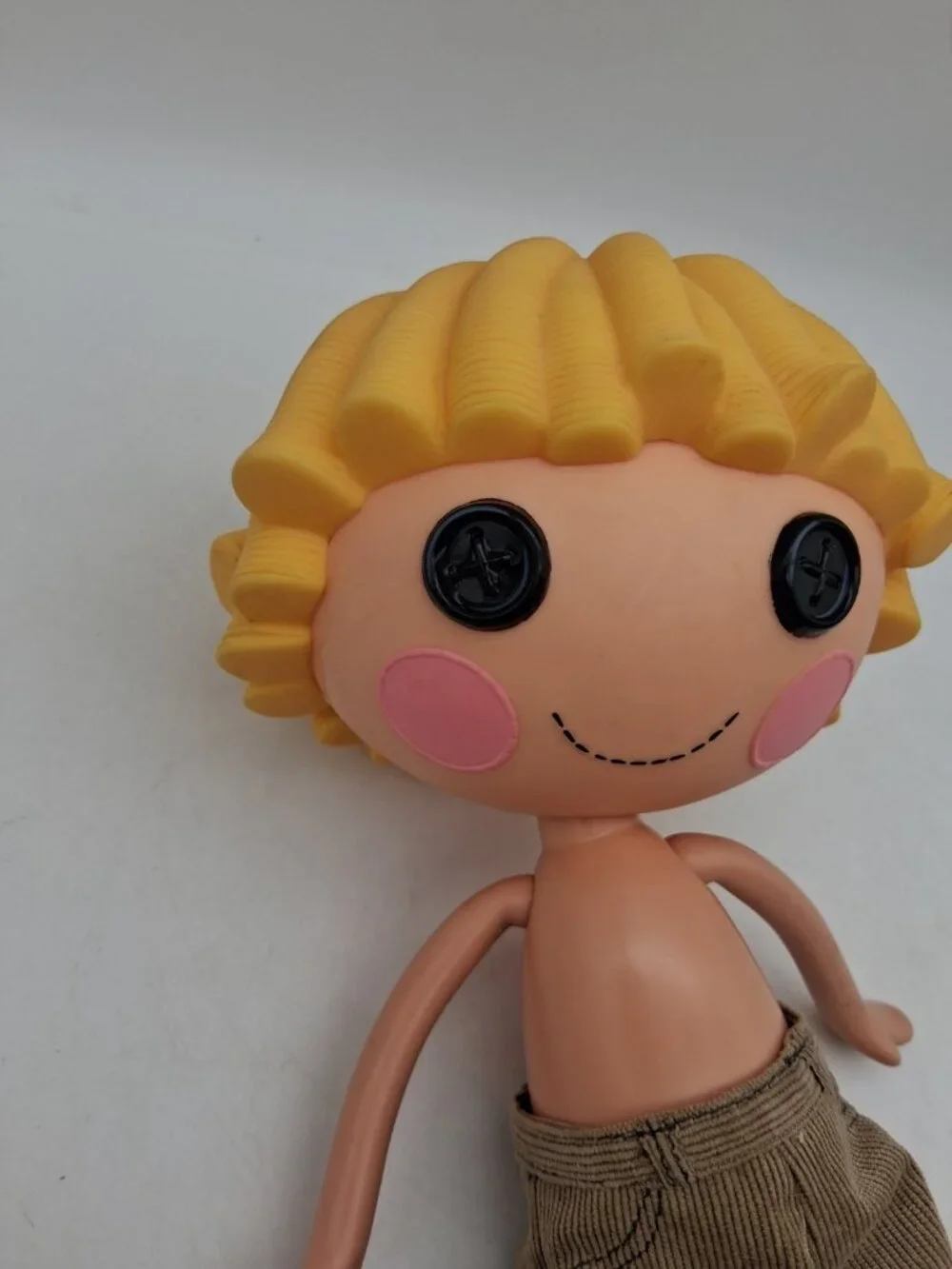 Lalaloopsy Patch Treasure Chest Pirate Boy Blonde Hair 2010 Doll Pants Shoes